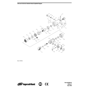 Part Location Diagram of 103A-37 Ingersoll Rand Yoke